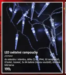 Bauhaus LED světelné rampouchy nabídka