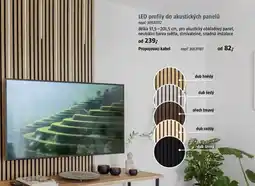 LED profily do akustických panelů
