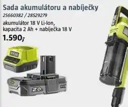 Bauhaus Sada akumulátoru a nabíječky nabídka