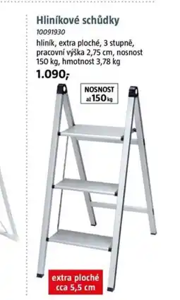Bauhaus Hliníkové schůdky nabídka