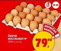 Penny Market ČERSTVÁ VEJCE VELIKOST M, 20 ks nabídka