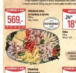 Globus Obložená mísa se šunkou a sýrem nabídka