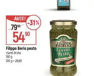 Globus Filippo berio pesto nabídka