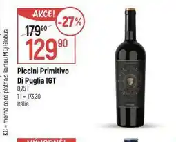 Globus Piccini primitivo di puglia igt nabídka