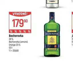 Globus Becherovka nabídka