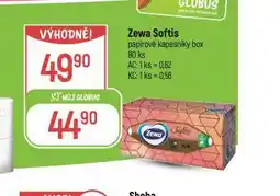 Globus Zewa softis papírové kapesníky box nabídka