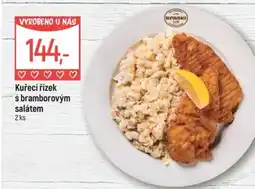 Globus Kuřecí řízek s bramborovým salátem nabídka