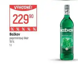 Globus Božkov peprmintový likér nabídka