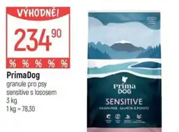 Globus PrimaDog granule pro psy sensitive s lososem nabídka
