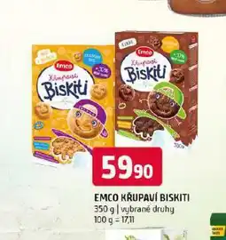 Terno Emco křupaví biskiti nabídka