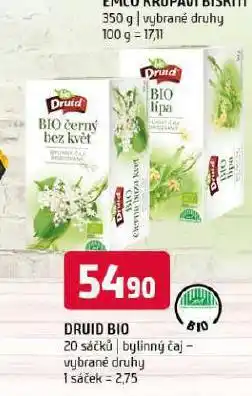 Terno Druid bio čaj nabídka