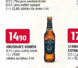 Terno Pivo krušovice bohém nabídka