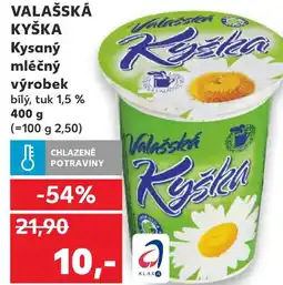 Kaufland VALAŠSKÁ KYŠKA Kysaný mléčný výrobek nabídka
