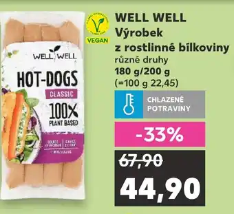 Kaufland WELL WELL Výrobek z rostlinné bílkoviny nabídka