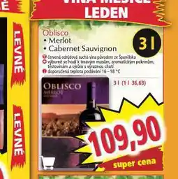 Norma Oblisco cabernet sauvignon nabídka