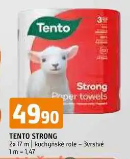 Terno Tento strong 2x 17 m kuchyňské role 3vrstvé nabídka