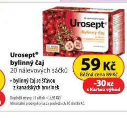 Urosept bylinný čaj