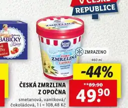 Lidl Česká zmrzlina z opočna nabídka