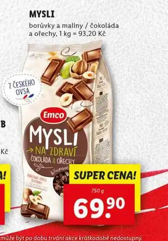 Lidl Mysli nabídka