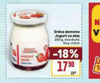 Billa Jogurt ve skle nabídka