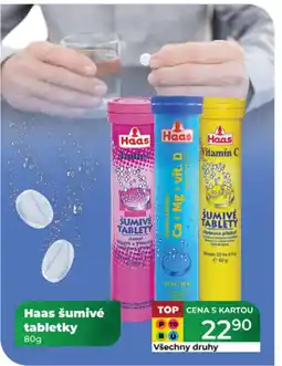 Tamda Foods Haas šumivé tabletky nabídka