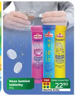 Tamda Foods Haas šumivé tabletky 80g nabídka