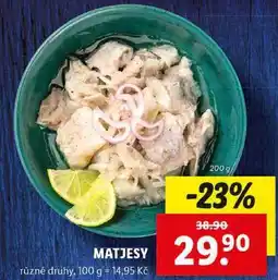 Lidl MATJESY, 200 g nabídka
