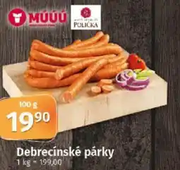 Coop Debrecínské párky nabídka