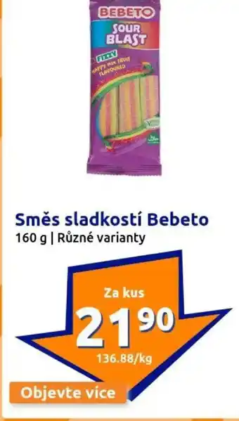 Action Směs sladkostí bebeto nabídka