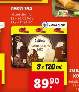 Lidl Zmrzlina nabídka