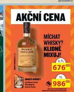 BENE Nápoje MONKEY SHOULDER 0,7L nabídka