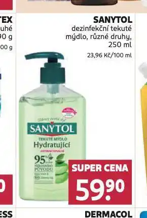 Rossmann Sanytol dezinfekční tekuté mýdlo nabídka