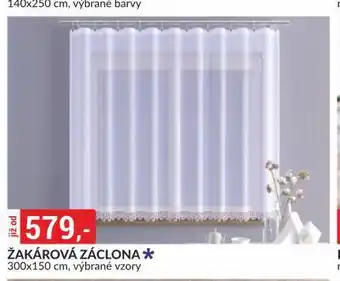 Baumax Žakárová záclona nabídka