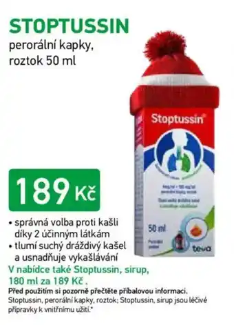 Alphega Lékárna Stoptussin nabídka