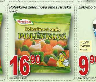 Lidl Polévková zeleninová směs hruška nabídka