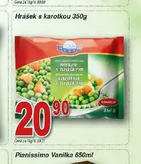 Lidl Hrášek s karotkou nabídka