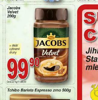 Lidl Jacobs velvet nabídka