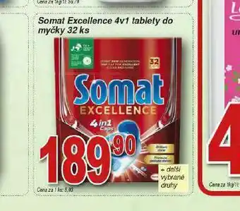 Lidl Somat excellence tablety do myčky nabídka