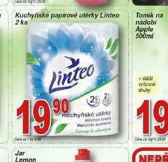 Lidl Kuchyňské papírocé utěrky linteo nabídka
