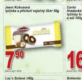 Lidl Jsem kokosová tyčinka s příchutí vaječný likér nabídka