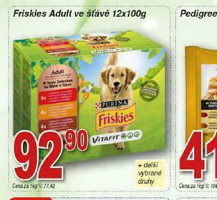 Lidl Friskies adult ve šťávě nabídka