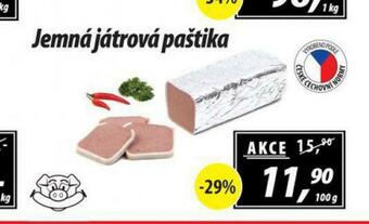 ZEMAN Jemná játrová paštika nabídka