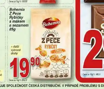 Lidl Bohemia z pece rybičky s mákem a setamem nabídka