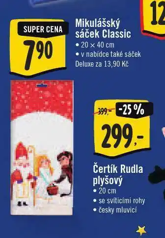 Jip Mikulášský sáček classic nabídka
