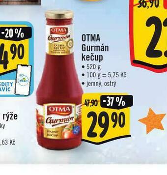 Jip Otma gurmán kečup nabídka