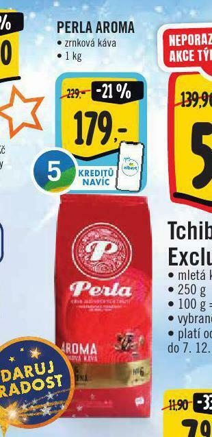 Jip Perla aroma zrnková káva nabídka