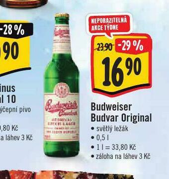 Jip Pivo budweiser budvar nabídka