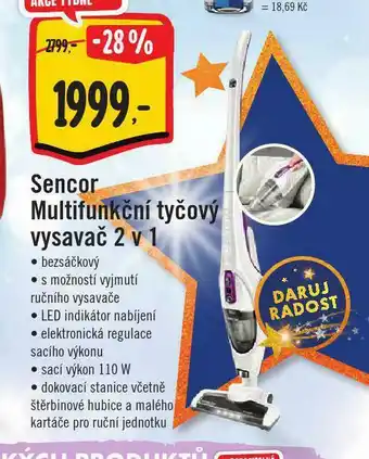 Sencor multifunkční tyčový vysavač