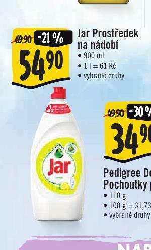 Jip Jar prostředek na nádobí nabídka