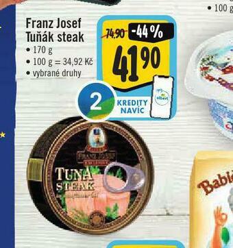 Jip Franz josef tuňák steak nabídka